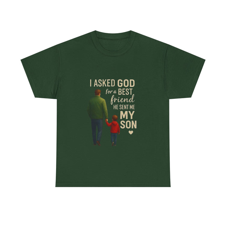 Father and Son Cotton T-Shirt Set
