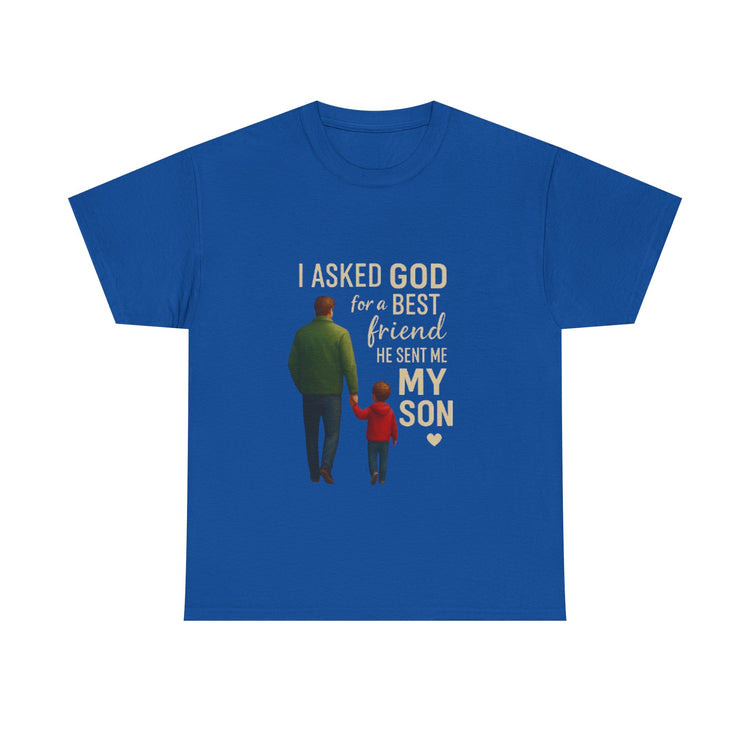 Father and Son Cotton T-Shirt Set