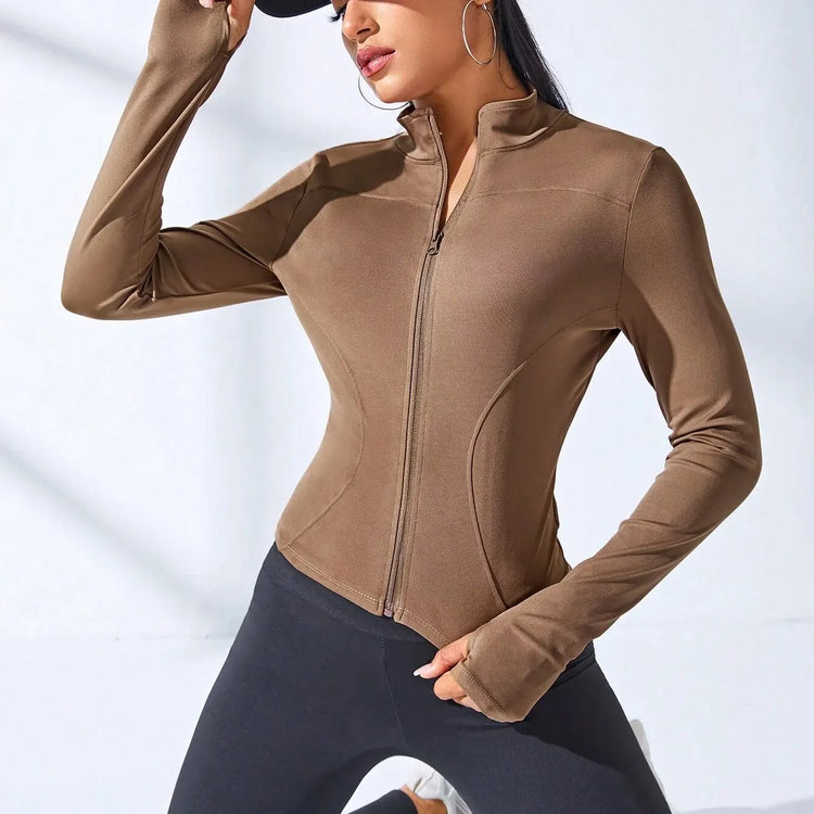 Women’s Yoga Jacket Slim Fit Sports Coat