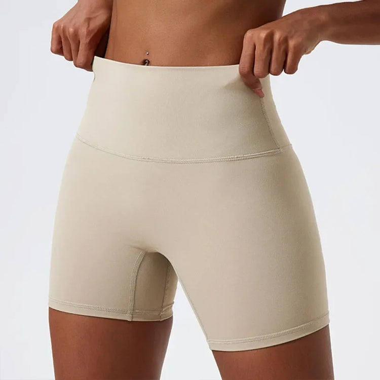 Women Yoga Clothing Push Up Gym Shorts High Waist
