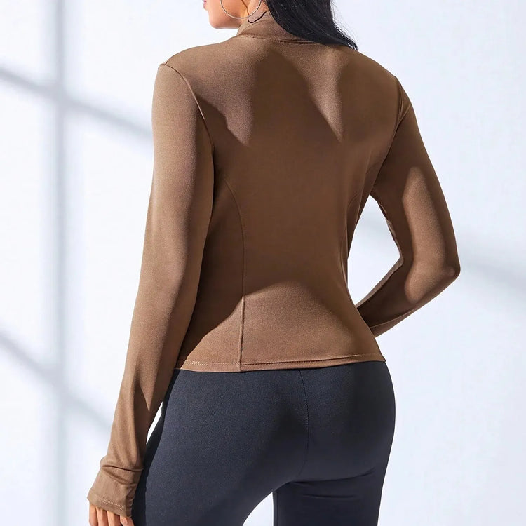 Women’s Yoga Jacket Slim Fit Sports Coat