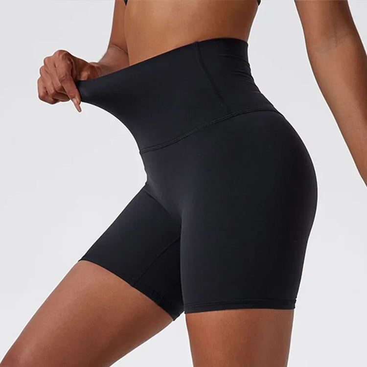 Women Yoga Clothing Push Up Gym Shorts High Waist