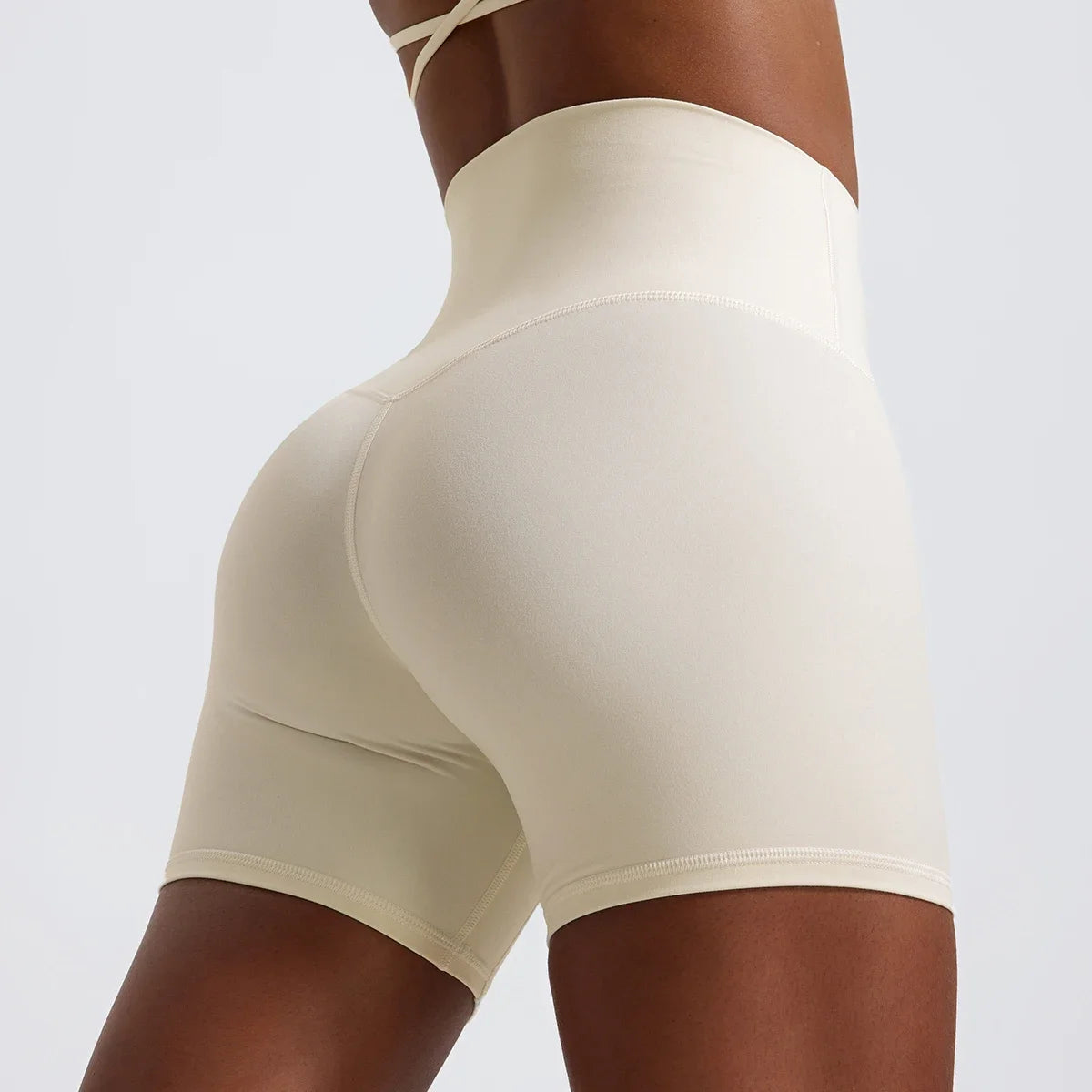Women Yoga Clothing Push Up Gym Shorts High Waist