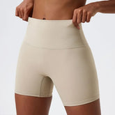 Women Yoga Clothing Push Up Gym Shorts High Waist