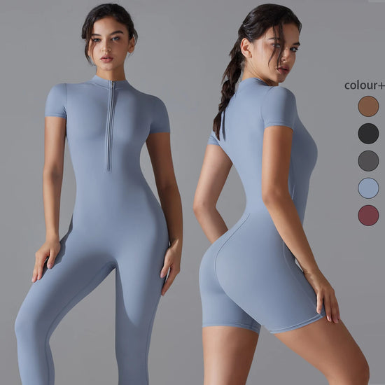 Women Bodysuits Fitness Sports Bodysuit Yoga Suit  Breathable Quick Drying Sports Yoga Clothing Women&