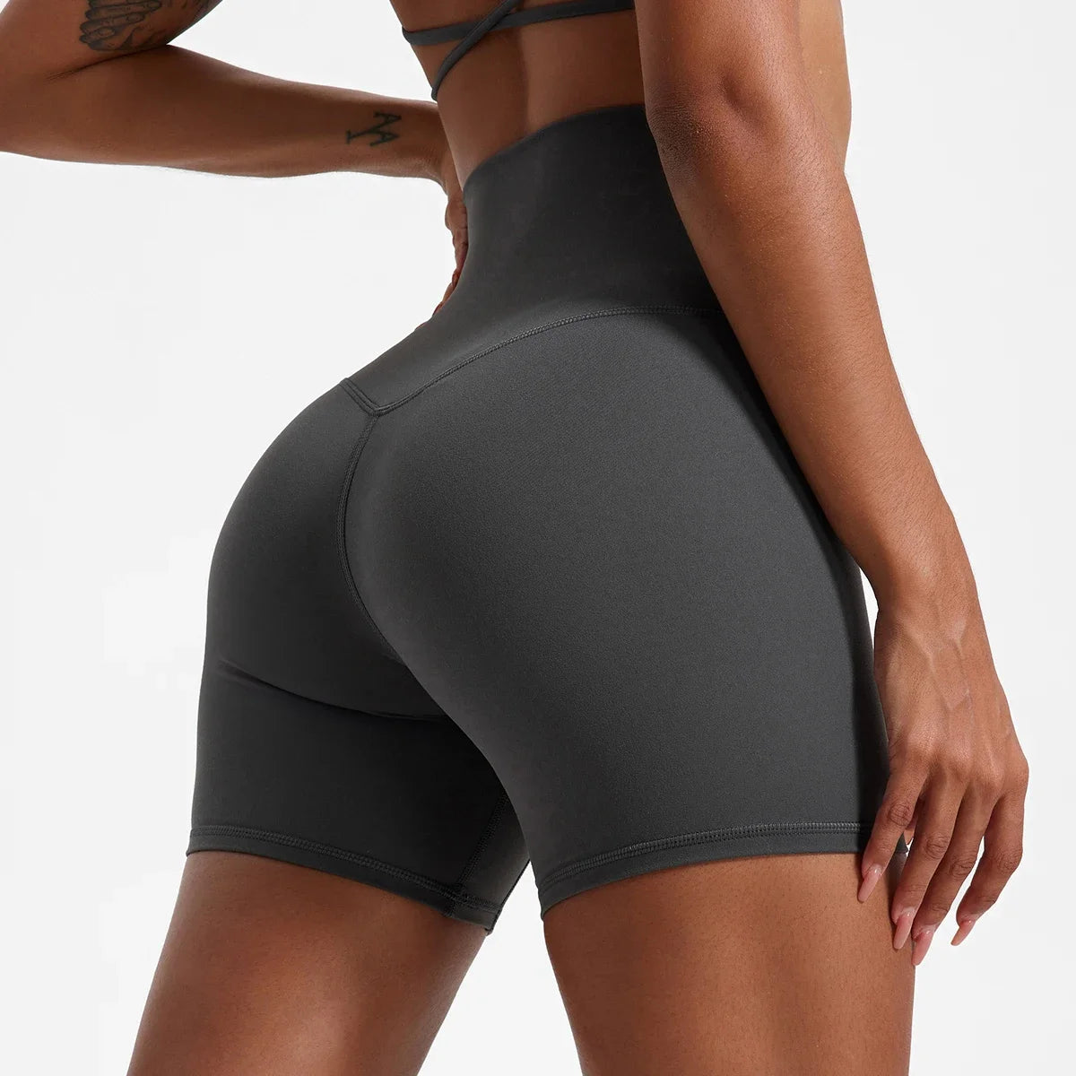 Women Yoga Clothing Push Up Gym Shorts High Waist